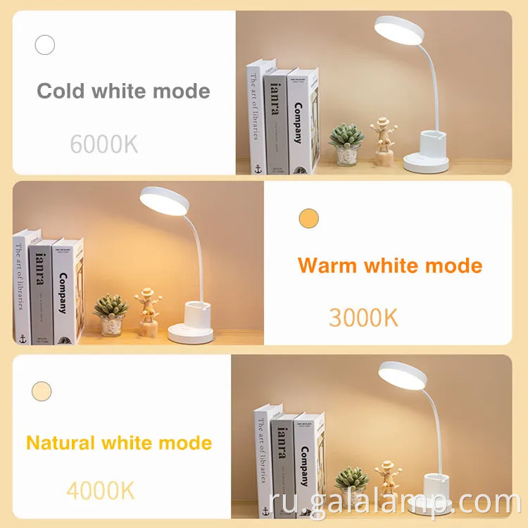 Стильная 360 -градусная северная USB настольная лампа с держателем телефона